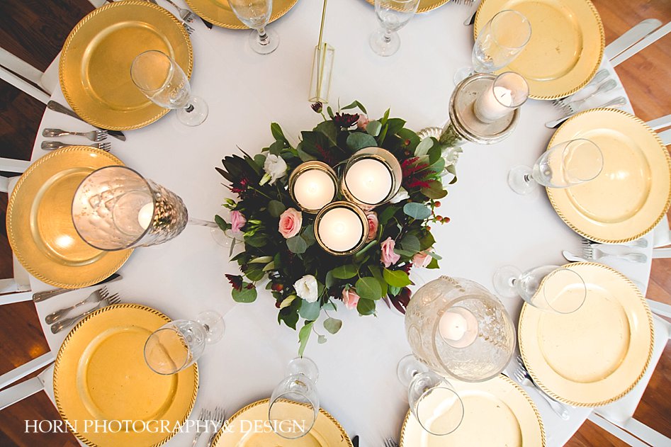 Kimball Hall Photography by Horn Photography and Design, Reception table, wedding florals