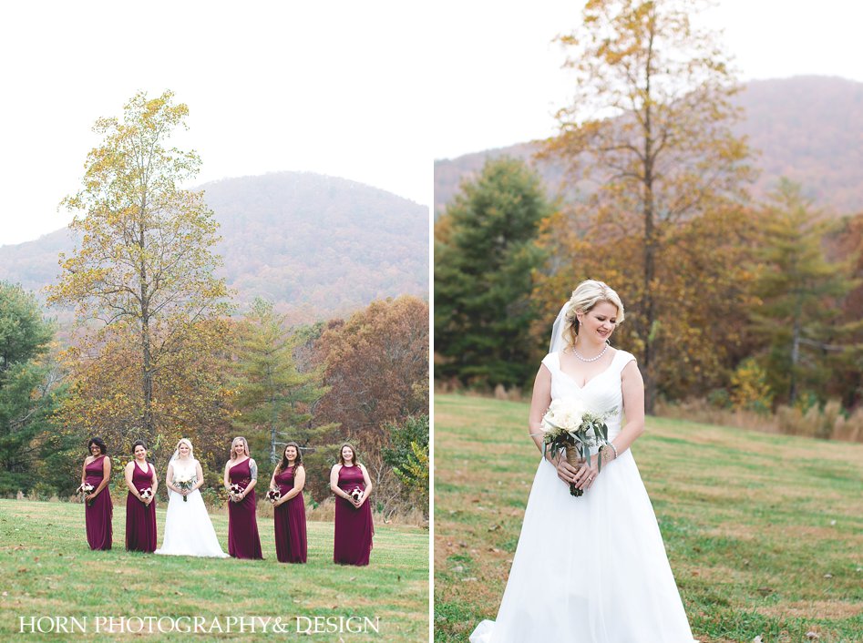 bright airy photography Bridesmaids florals posing how to Horn Photography and design