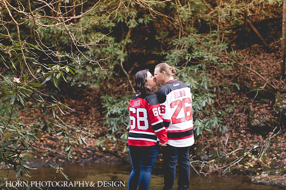 Horn Photography and Design Waterfall Engagement Shoot