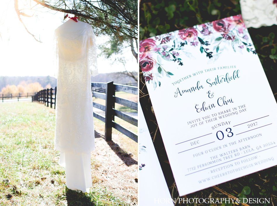 Walters Barn Wedding Horn Photography and Design bridal details