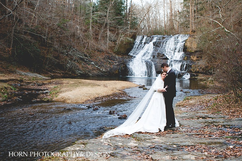 epic waterfall wedding photo horn photography and design Atlanta photographers 