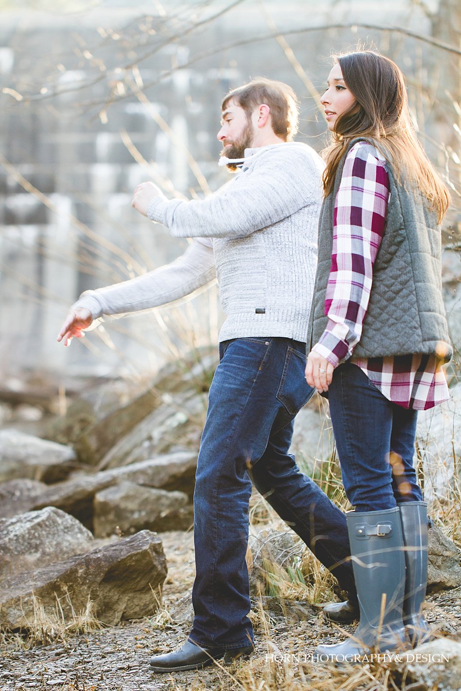 what to wear for engagement shoot, fall colors Adventurous Engagement 