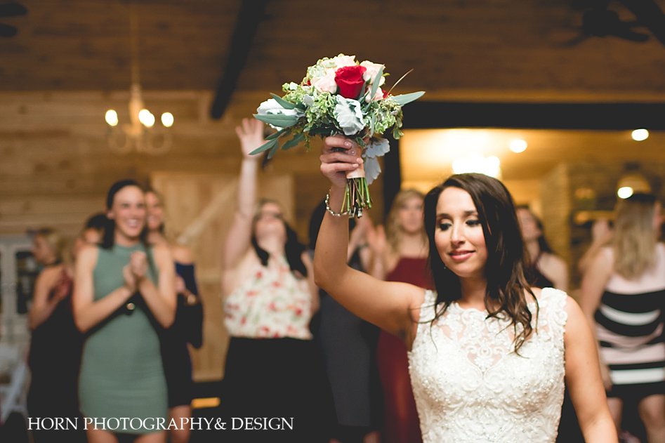 bouquet toss Cleveland ga Willow Creek Farm Wedding Horn Photography and Design Dahlonega Photographer