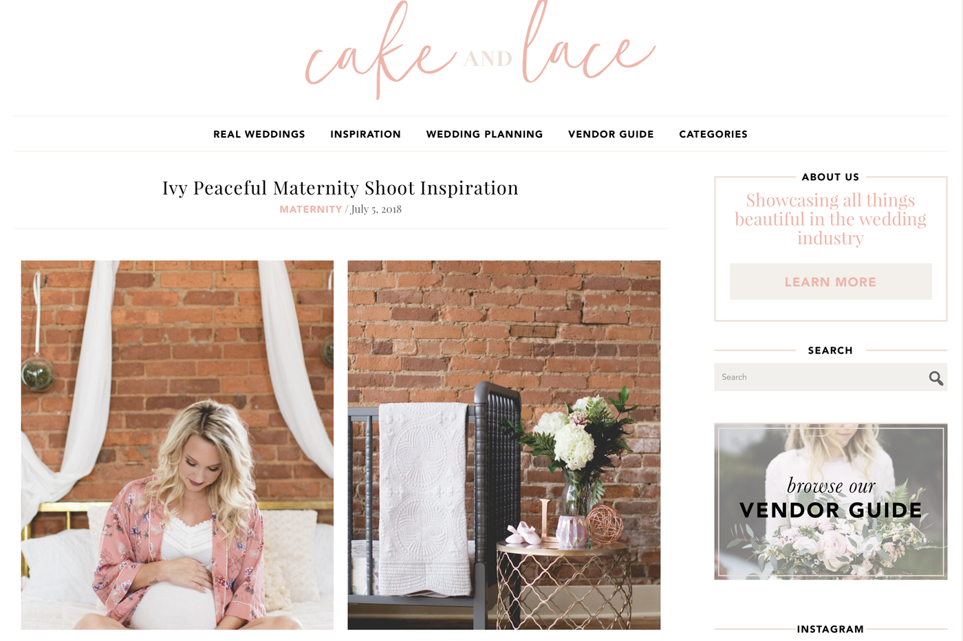 Cake and Lace photography feature