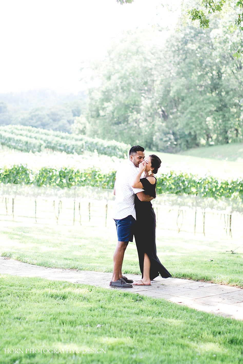north Georgia wedding venue vineyard surprise proposal he asked the question