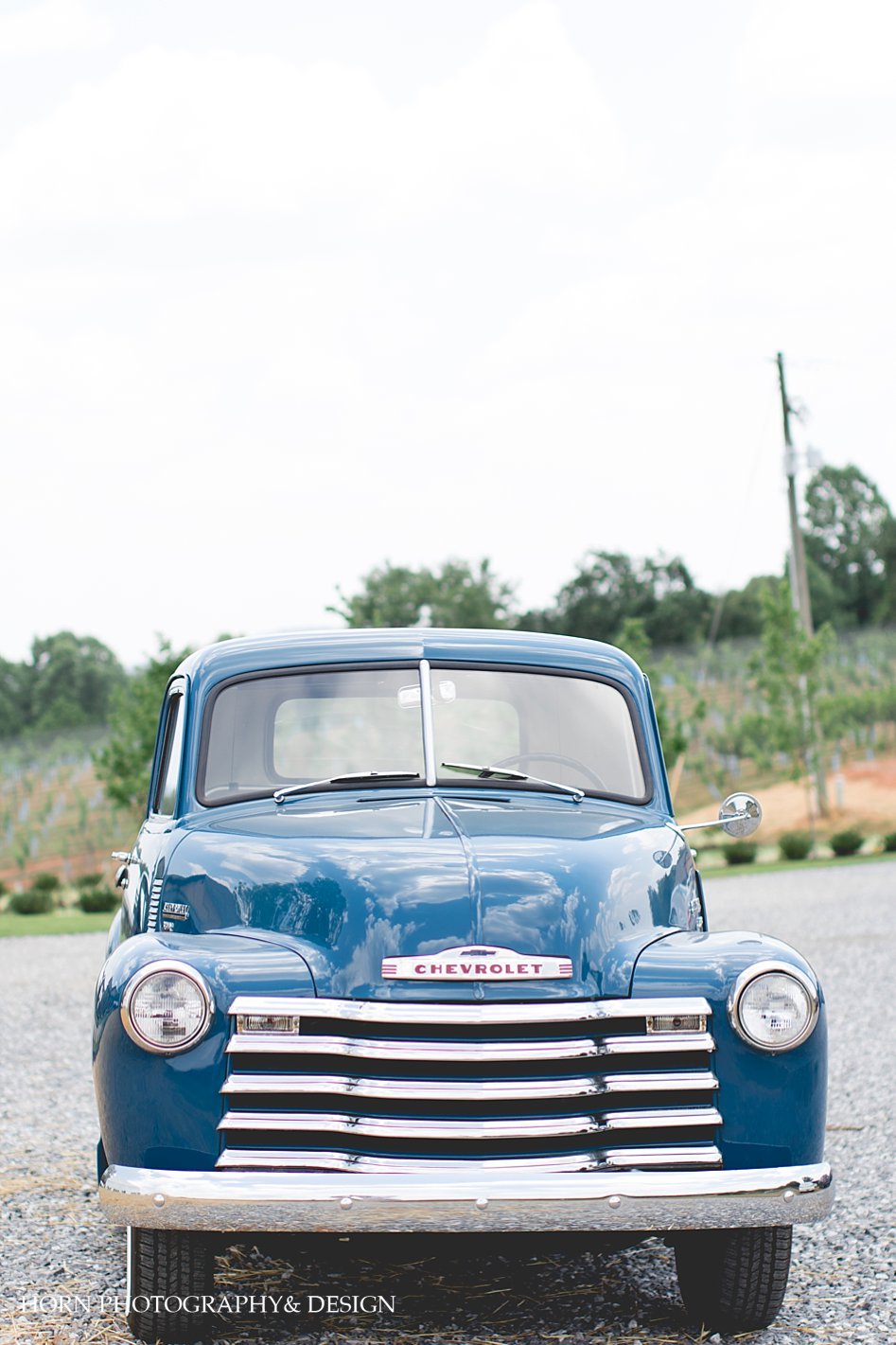 Kaya Vineyard Winery Wedding Venue Vintage Blue Truck by Horn Photography and Design