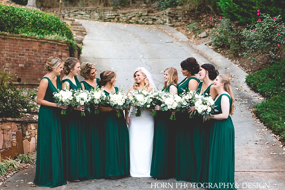 Bride with bridesmaids in Atlanta choosing the Right Photographers + Filmmakers
