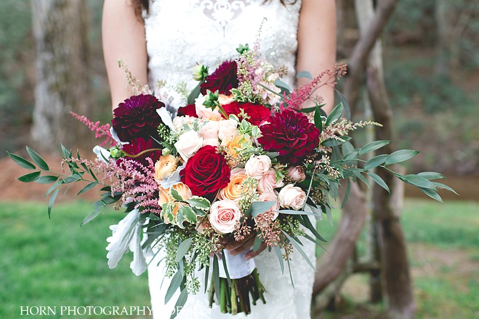 bridal florals bouquet