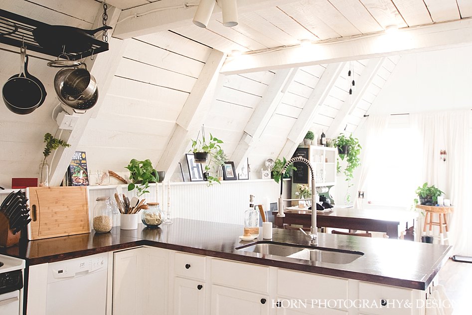 Kitchen Before & After Tiny House living Dahlonega Photographer