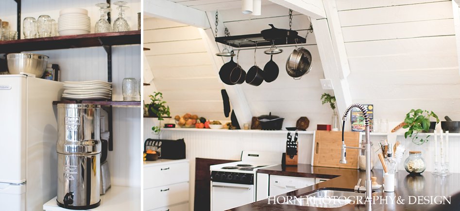 Kitchen: Before & After Tiny House living Dahlonega Photographer