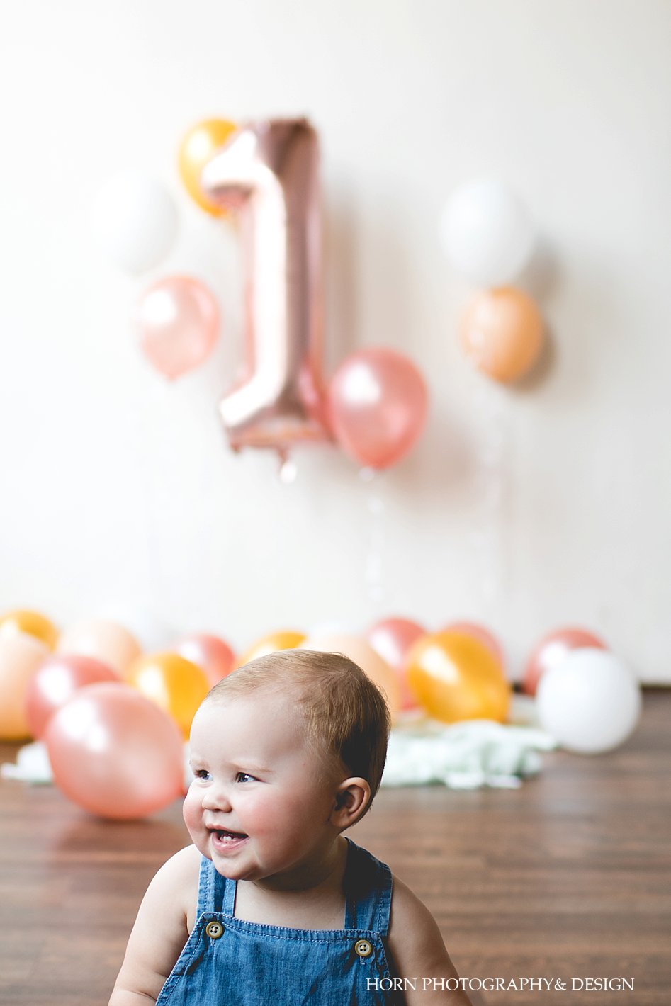happy baby one year old