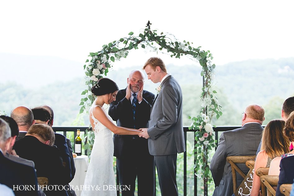 wedding ceremony at Kaya Vineyard & Winery Wedding