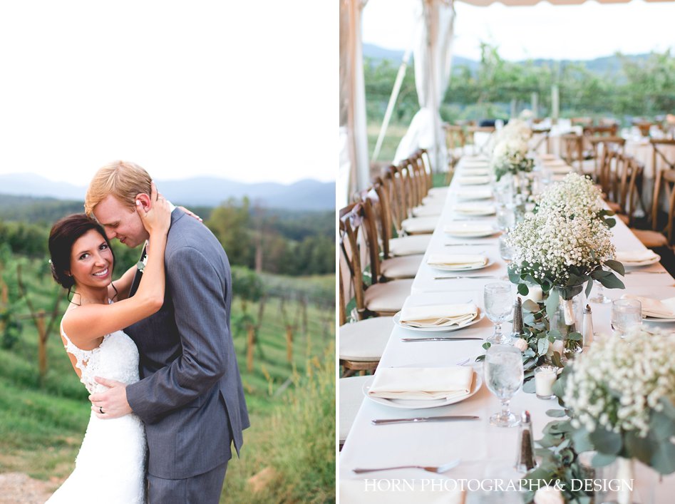 Kaya Vineyard & Winery Wedding tent wedding reception 