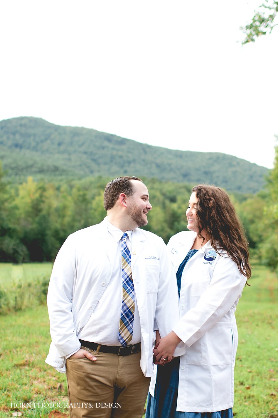 Dahlonega Engagement Session Mountain View medical couple