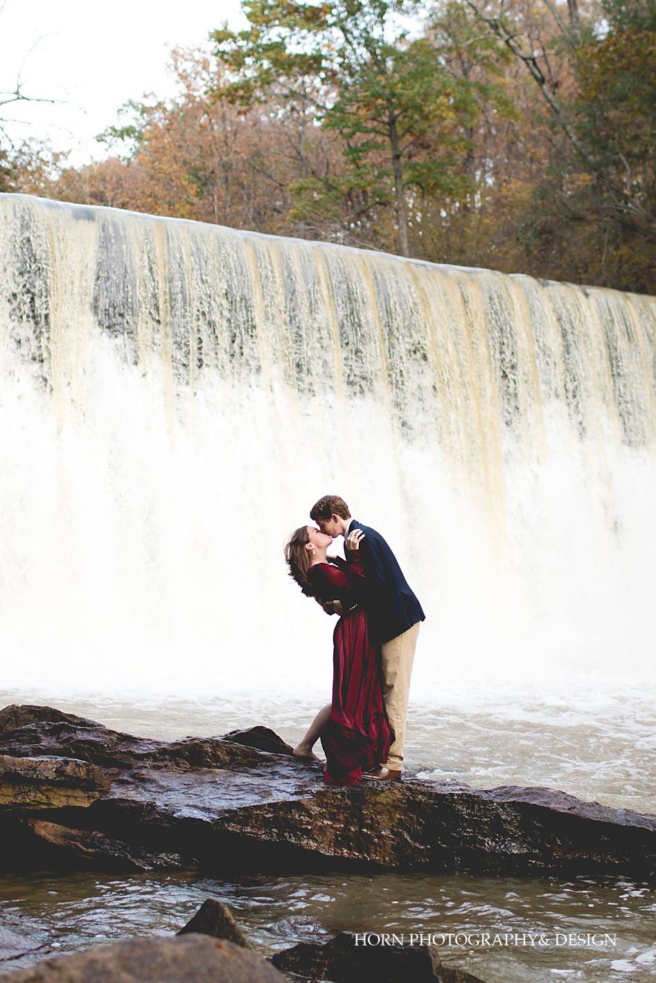 epic waterfall engagement shoot Roswell Engagement Session Horn Photography and Design Atlanta wedding photographers