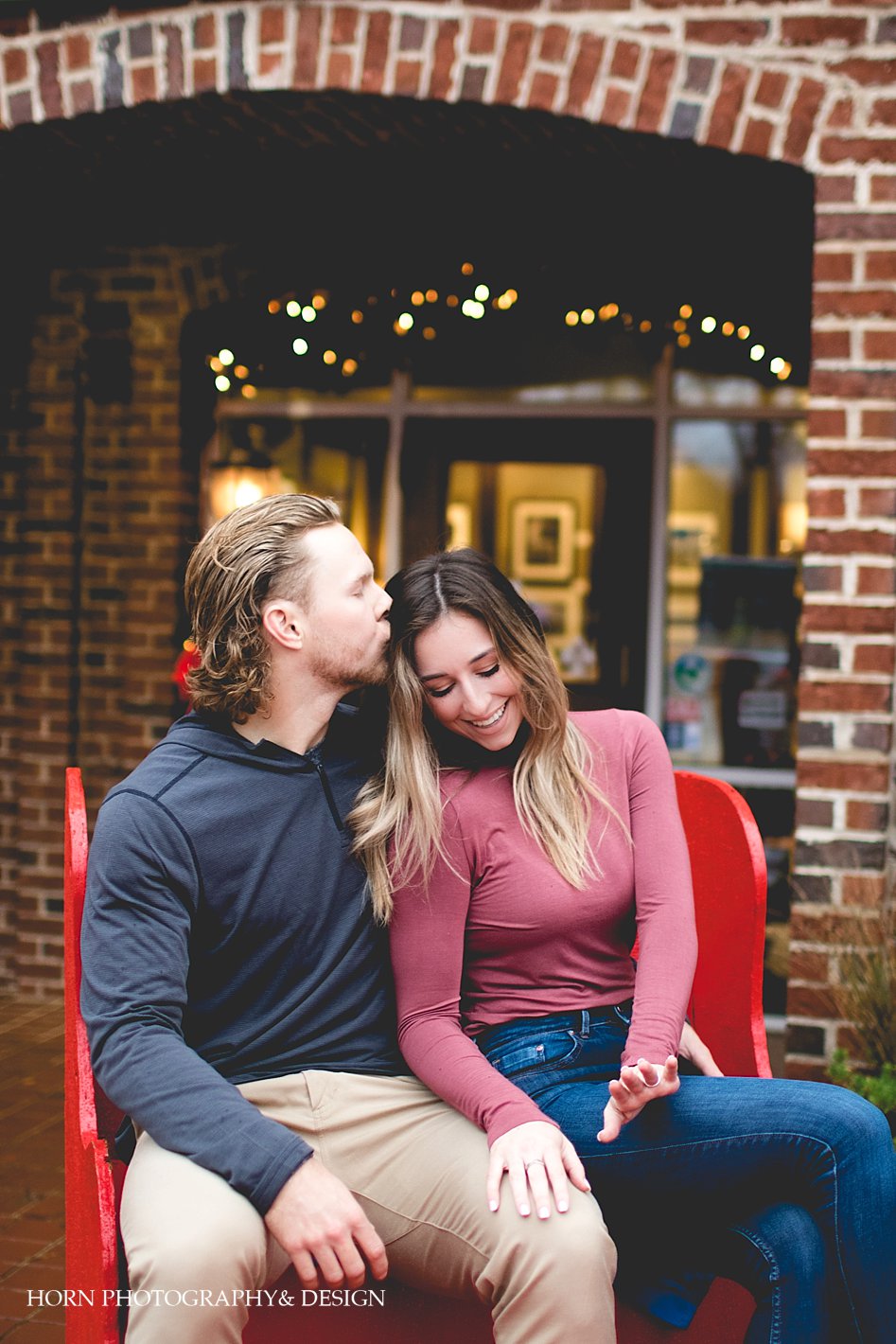 Proposal Story in Dahlonega Downtown horn photography and design