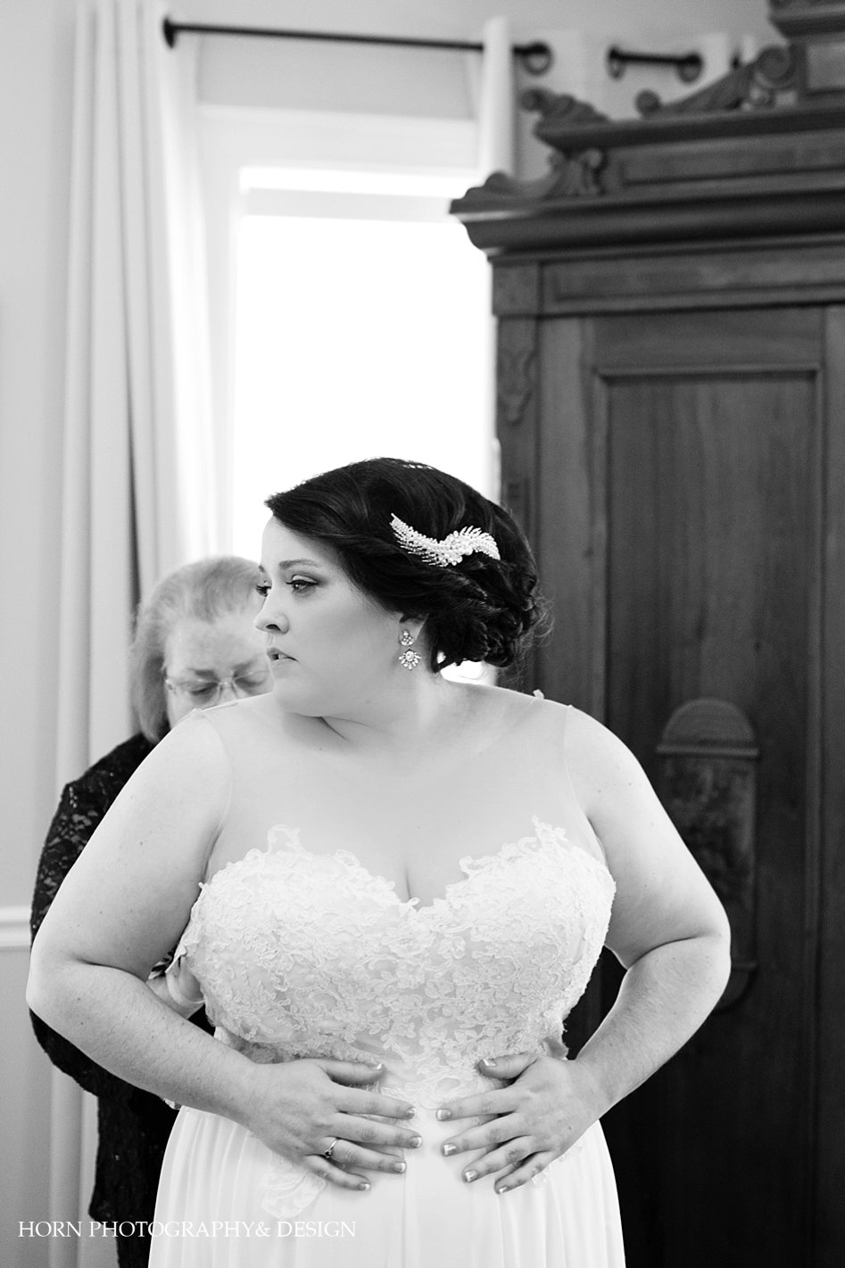 Sentimentalist Wedding dress bride at Dahlonega Square Hotel Horn Photography and Design