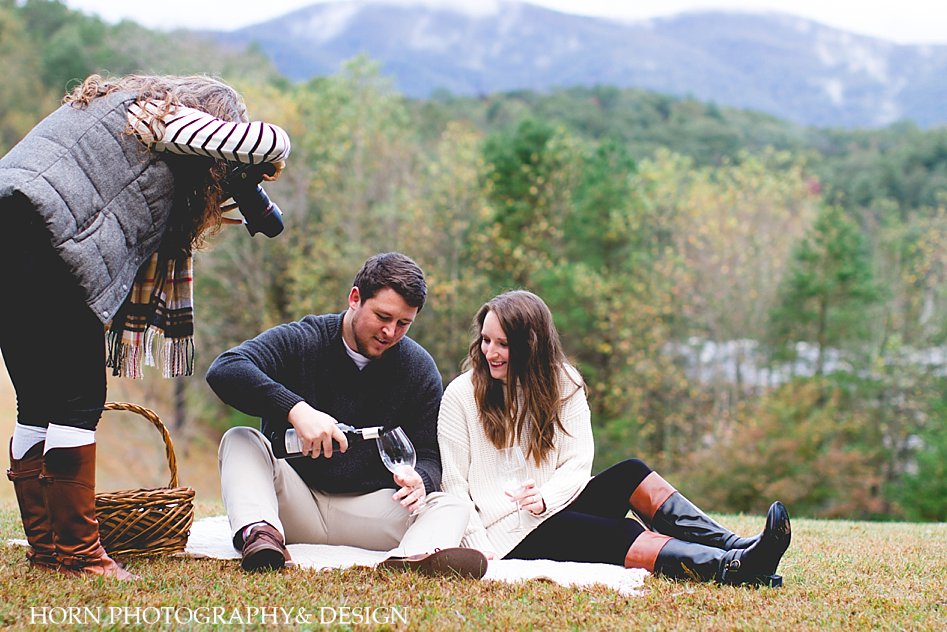 Michelle Horn photography and design dahlonega North Georgia mountains engagement session wedding photographers