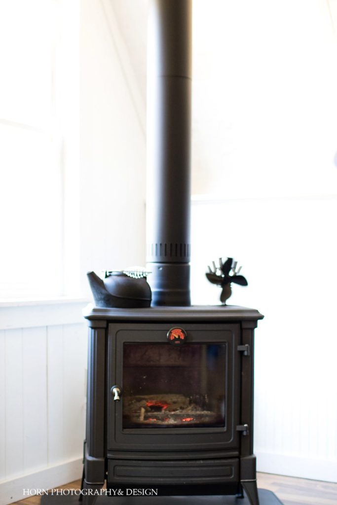 Wood burning stove fireplace
