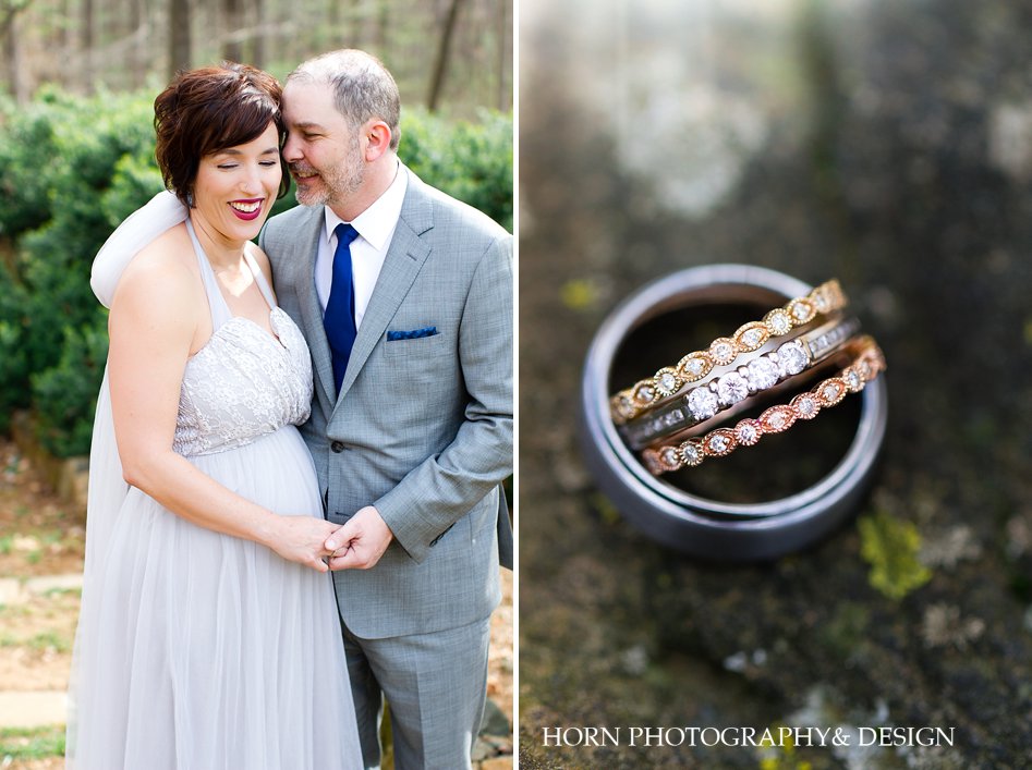 bride and groom Intimate Wedding Dahlonega Elopement Horn Photography and Design