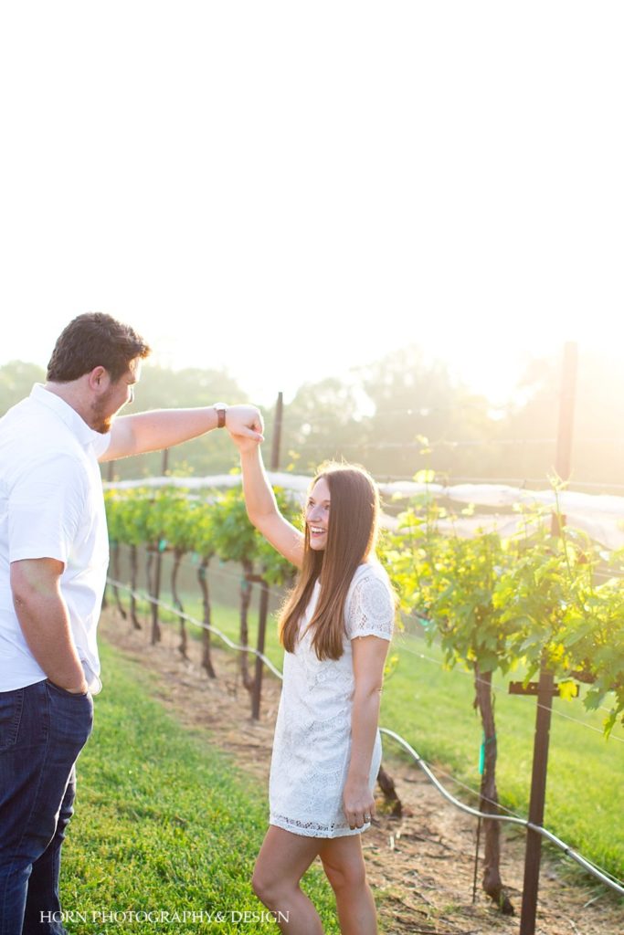 dancing in the vines engagement photography 