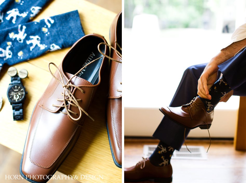 brown dress shoes groom getting ready Horn photography and design