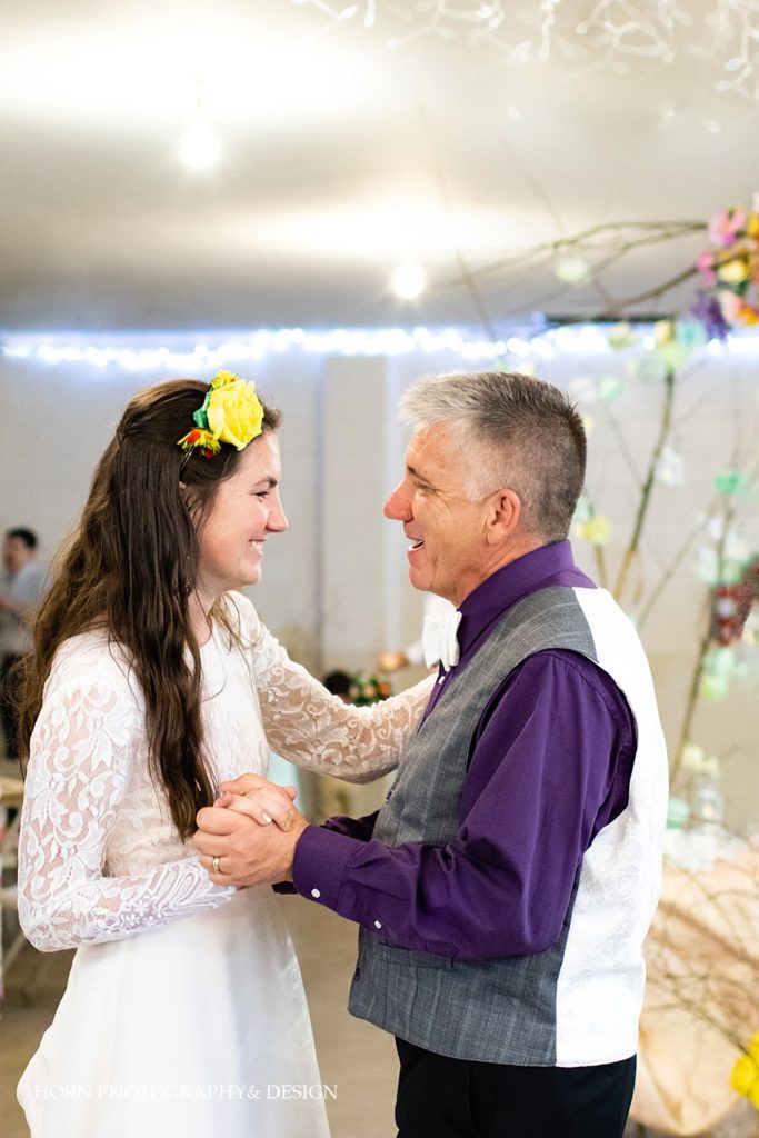 Father Daughter dance at catholic wedding in Ohio