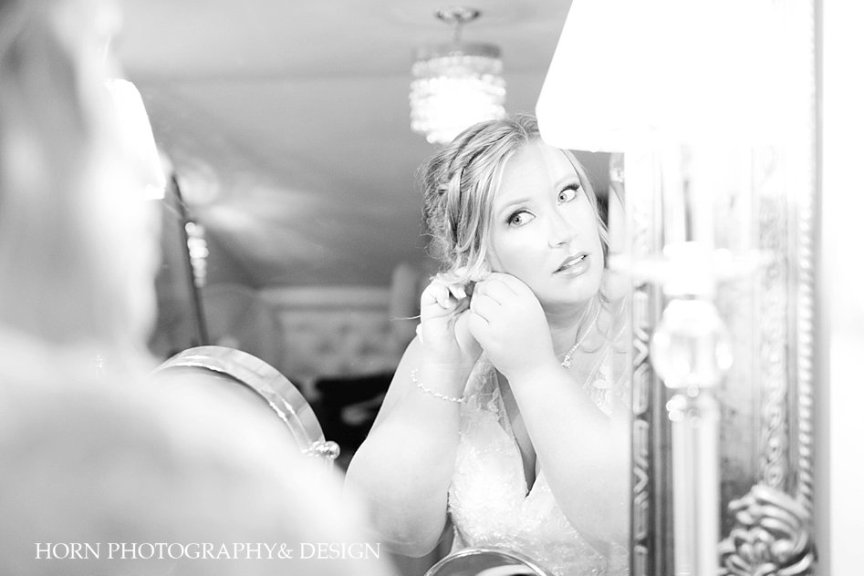black and white final touches get ready bridal photo horn photography and design