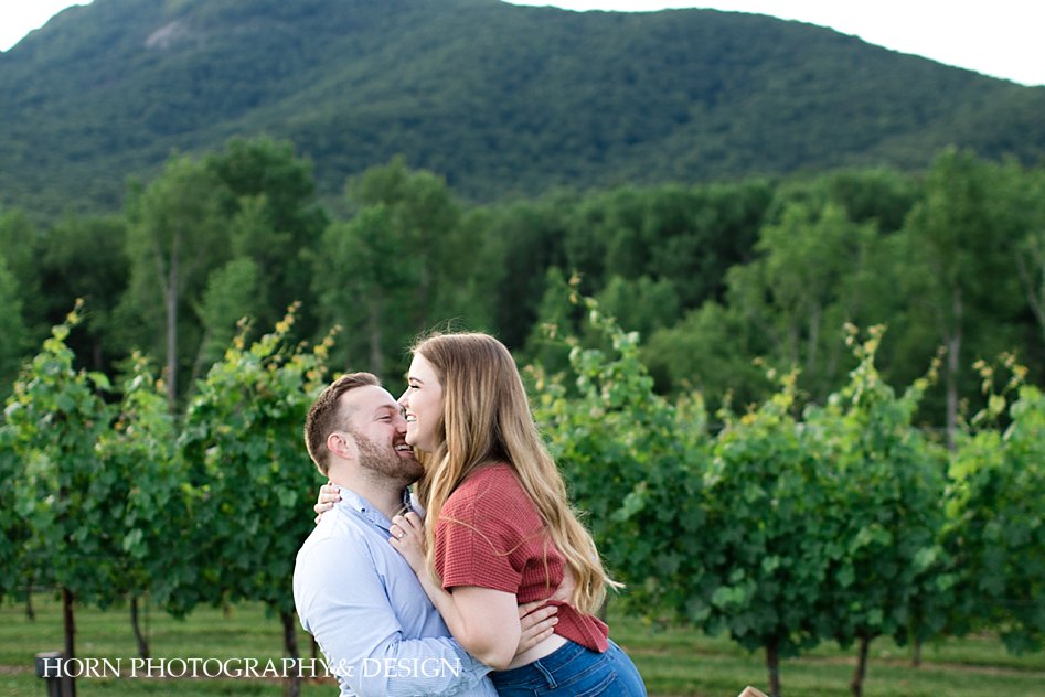 couples photo session mountain vineyard poses October wedding husband and wife horn photography and design