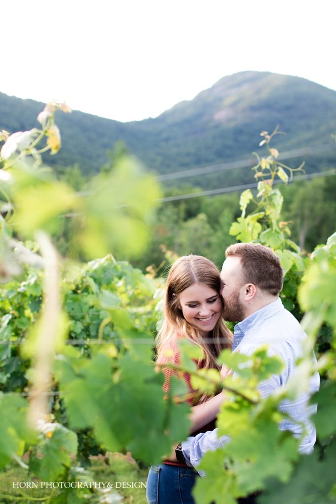 engagement photo session pose mountain vineyard outdoor horn photography and design