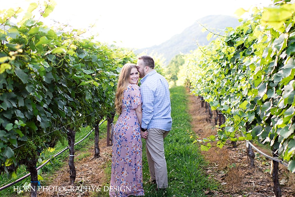 light purple floral maxi dress engagement outfit ideas Yonah Mountain Vineyard horn photography and design