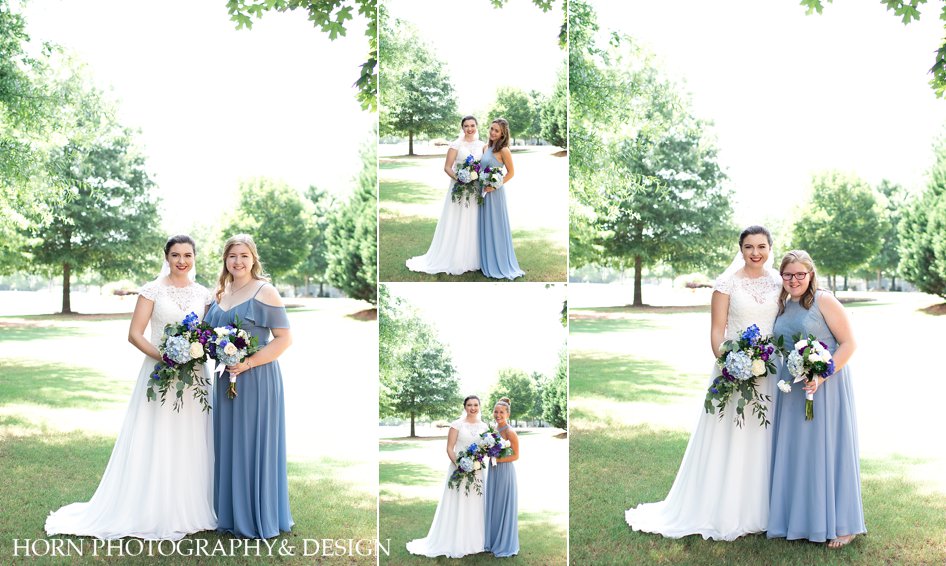 individual bride and bridesmaid photo ideas outdoor natural light Southern Wedding horn photography and design