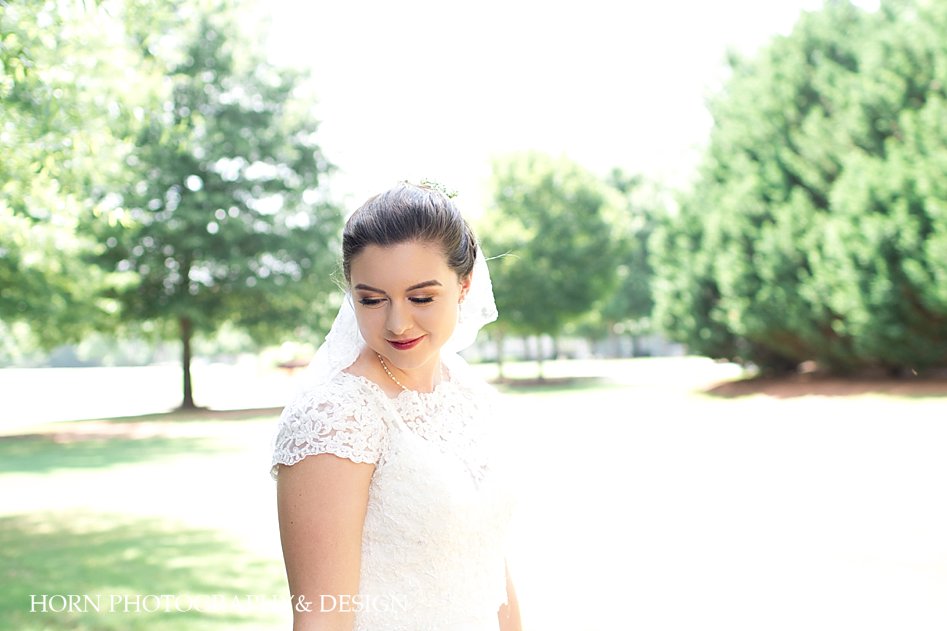 traditional bridal portrait pose outdoor natural light digital camera Summer Wedding horn photography and design