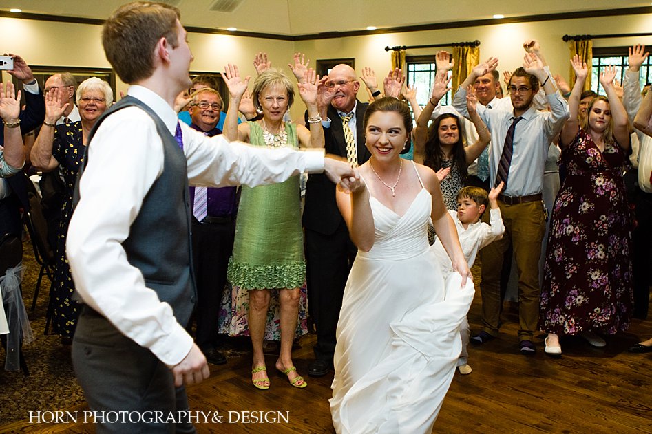 bride and groom cut loose on dance floor photos great reception pictures Roswell GA horn photography and design