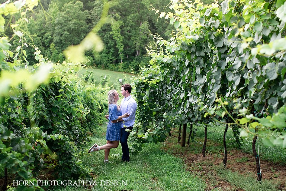 intimate pose ideas for engagement session true love she said yes in the vineyard Georgia mountains horn photography and design
