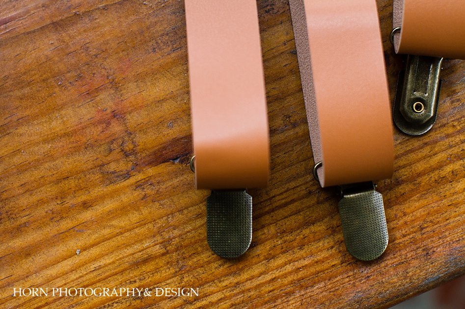 leather suspenders horn photography and design wedding