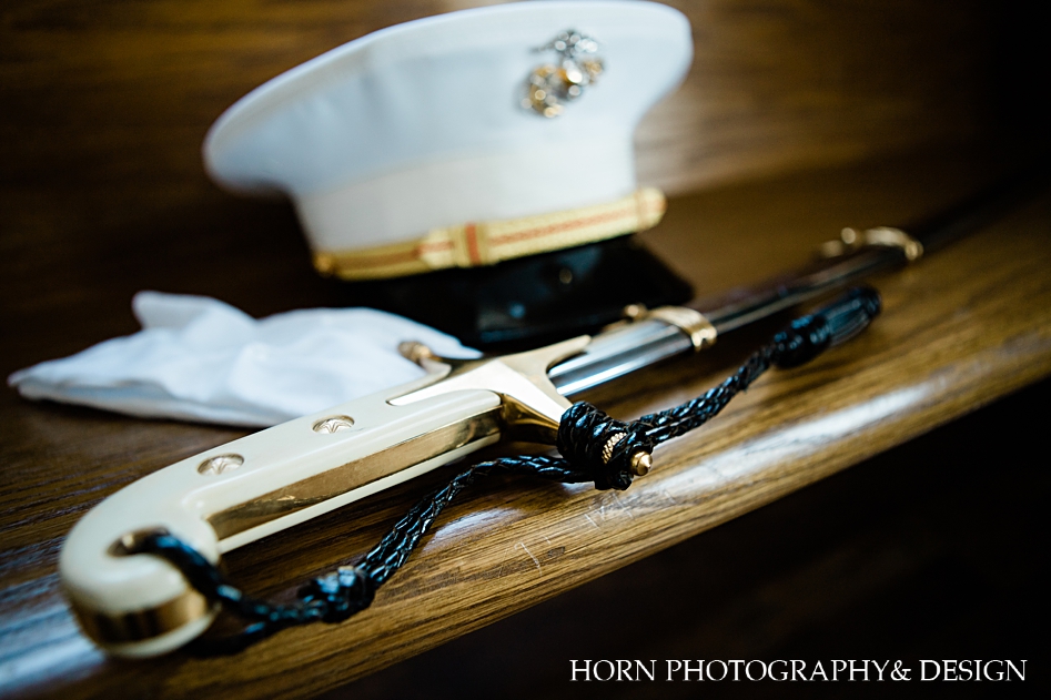 military wedding horn photography and design marine corp