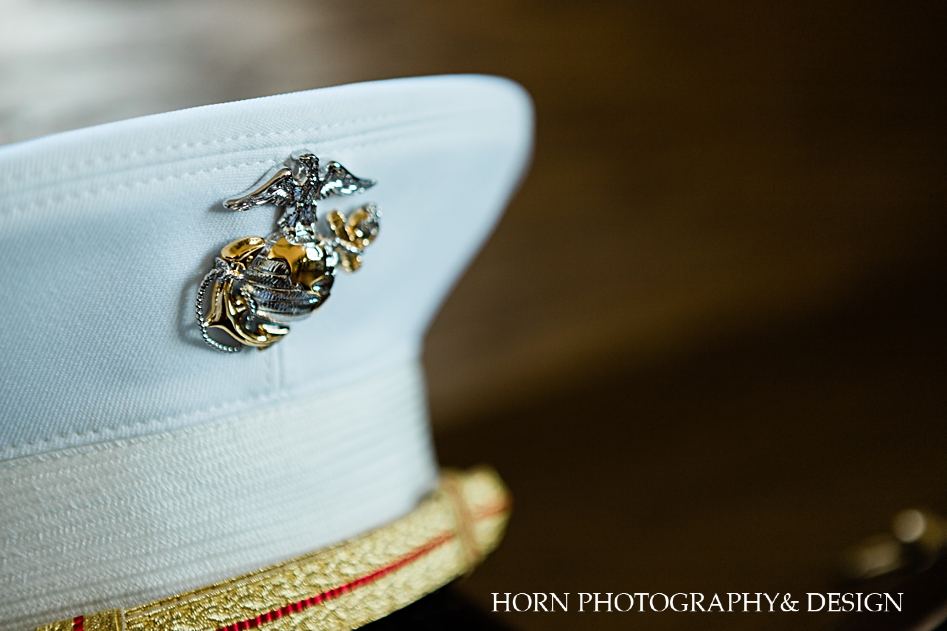 military wedding horn photography and design marine corp