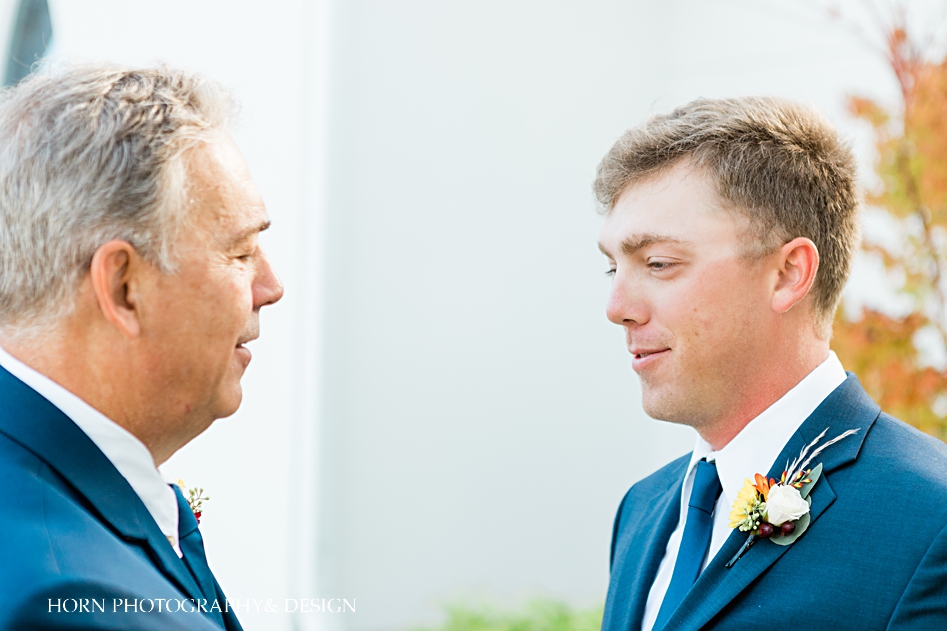 father of groom Horn photography and design St. Anna Church wedding