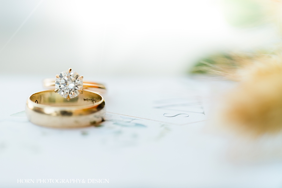 wedding rings at catholic wedding